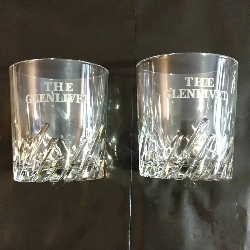 2 The Glenlivet Whiskey Rocks Glasses